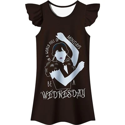 Wednesday Addams Raven haljina